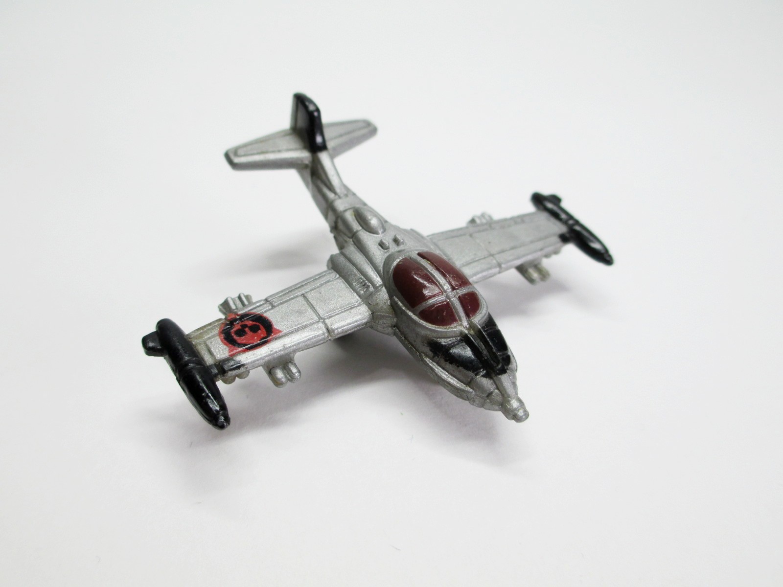 Micro Machines Military Plane A-37B Dragonfly Attack Aircraft Jet Silver Galoob