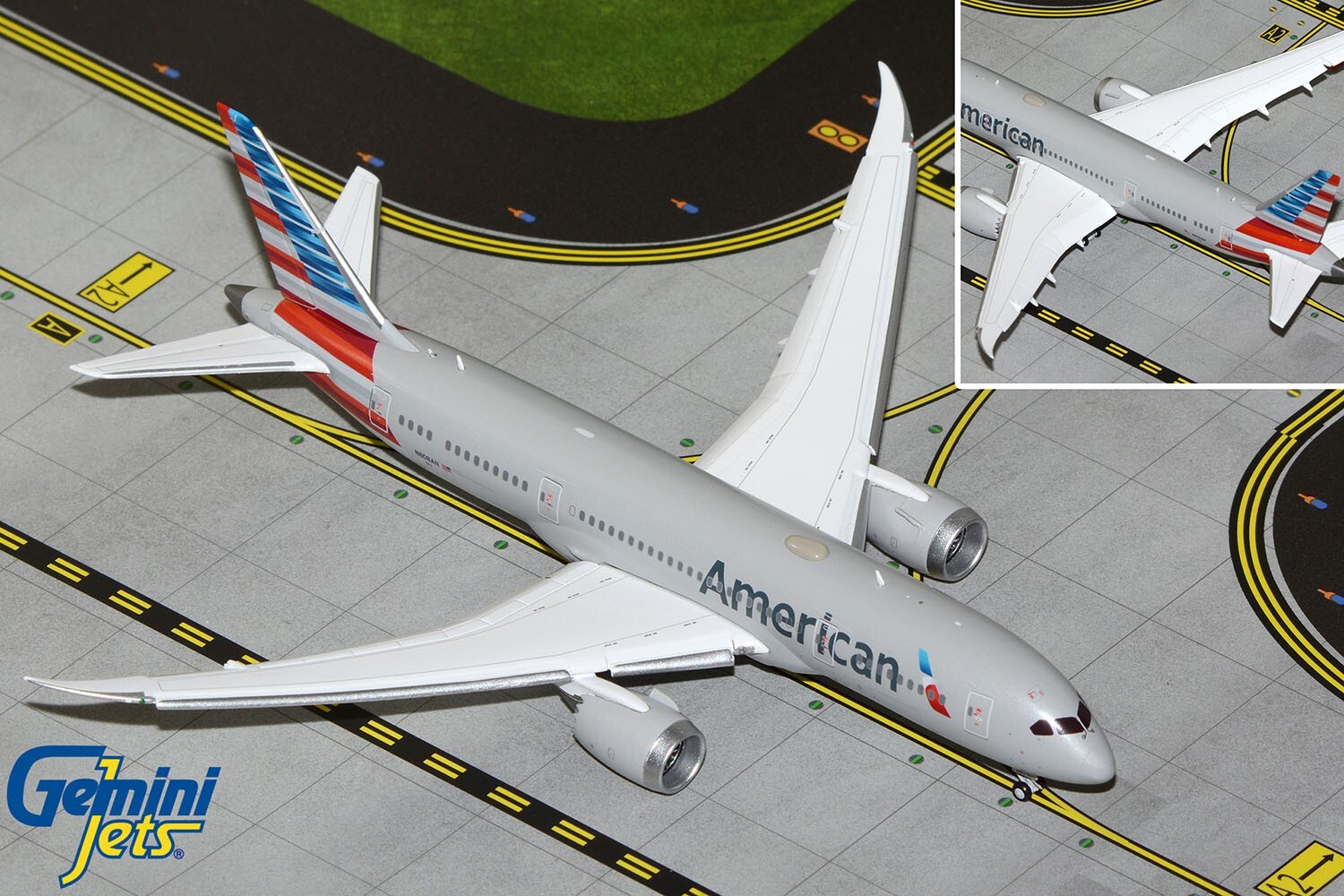 American Boeing 787-8 Flaps Down N808AN Gemini Jets GJAAL2087F 1:400 IN STOCK