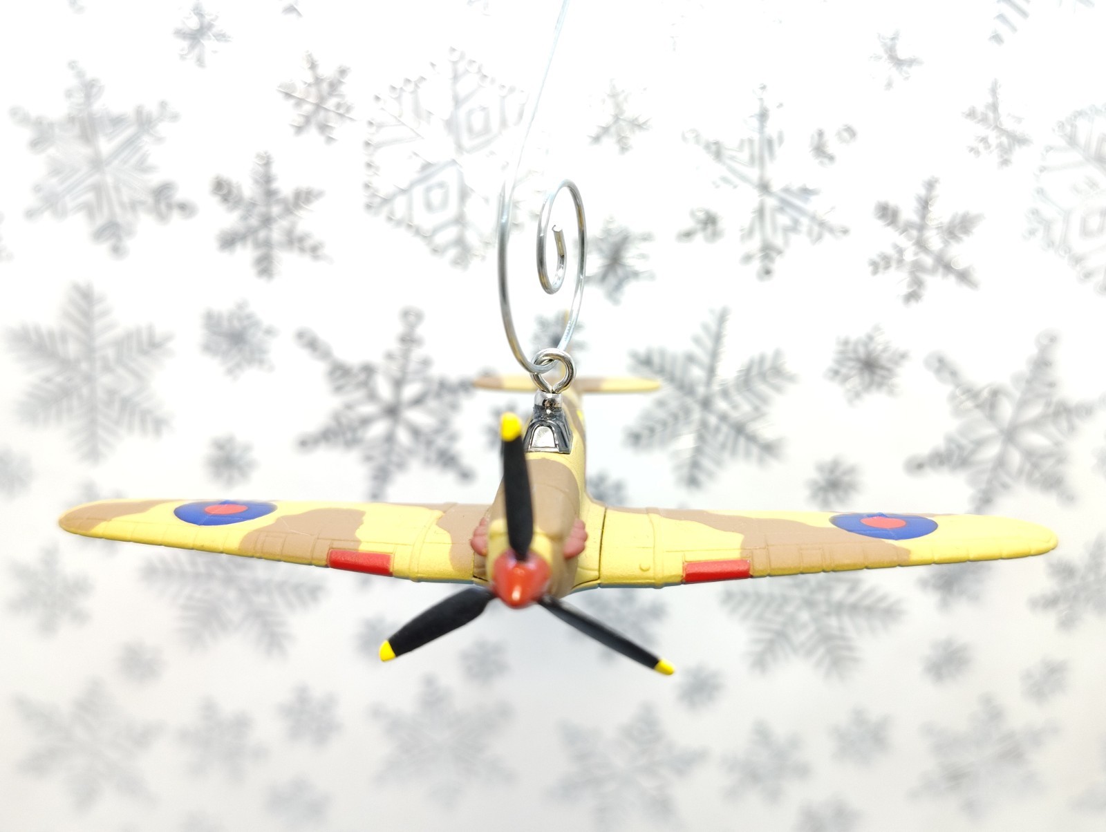 RAF No. 92 Squadron Hawker Hurricane Airplane Aircraft Christmas Tree Ornament