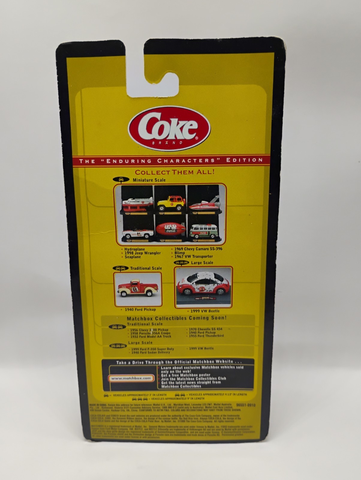 Matchbox Collectibles 1:64 Scale Coca Cola Seaplane