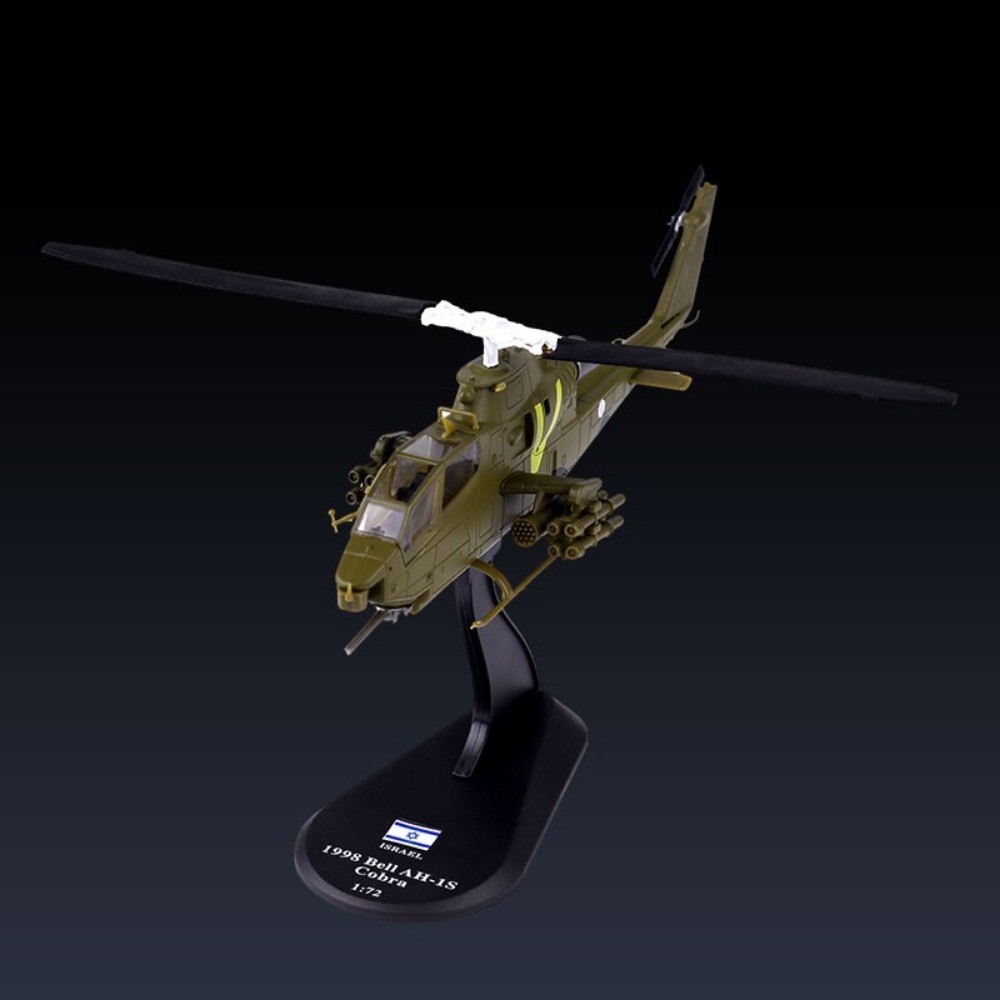 1:72 Diecast Military Model Israeli Air Force Bell AH-1S Cobra Attack Helicopter