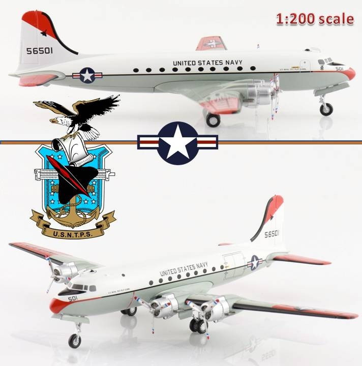 Hobby Master 1/200 HL2025 C-54Q Skymaster USNTPS NAS Patuxent River, Maryland