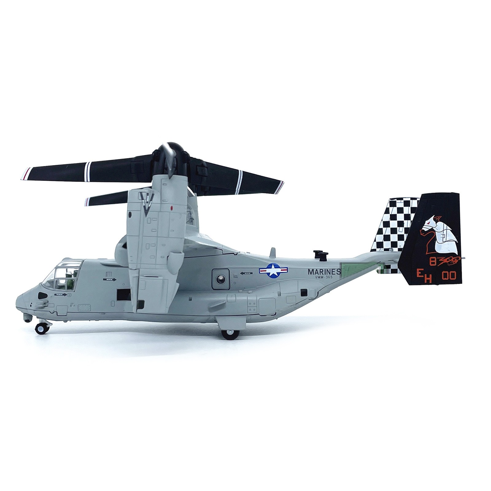 For Boeing Bell V-22 Osprey Tiltrotor Helicopter Model 1/72 Scale Alloy 24cm