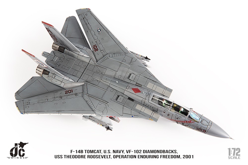 JC Wings 1/72 F-14B Tomcat US Navy VF-102 Diamondbacks Op. Enduring Freedom 2001