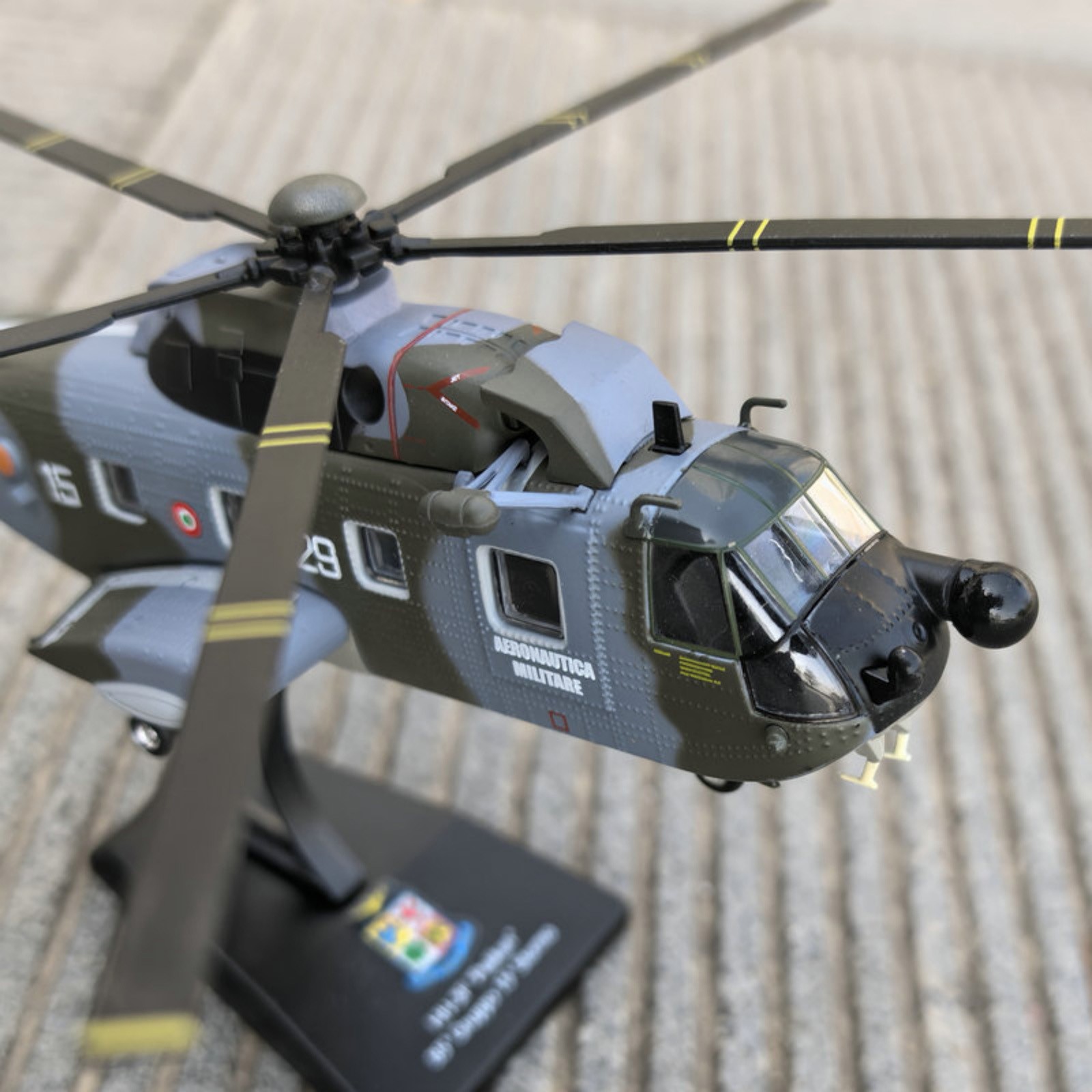 Italian Air Force HH-3F Pelican Helicopter 18cm Diecast Alloy Finished Model