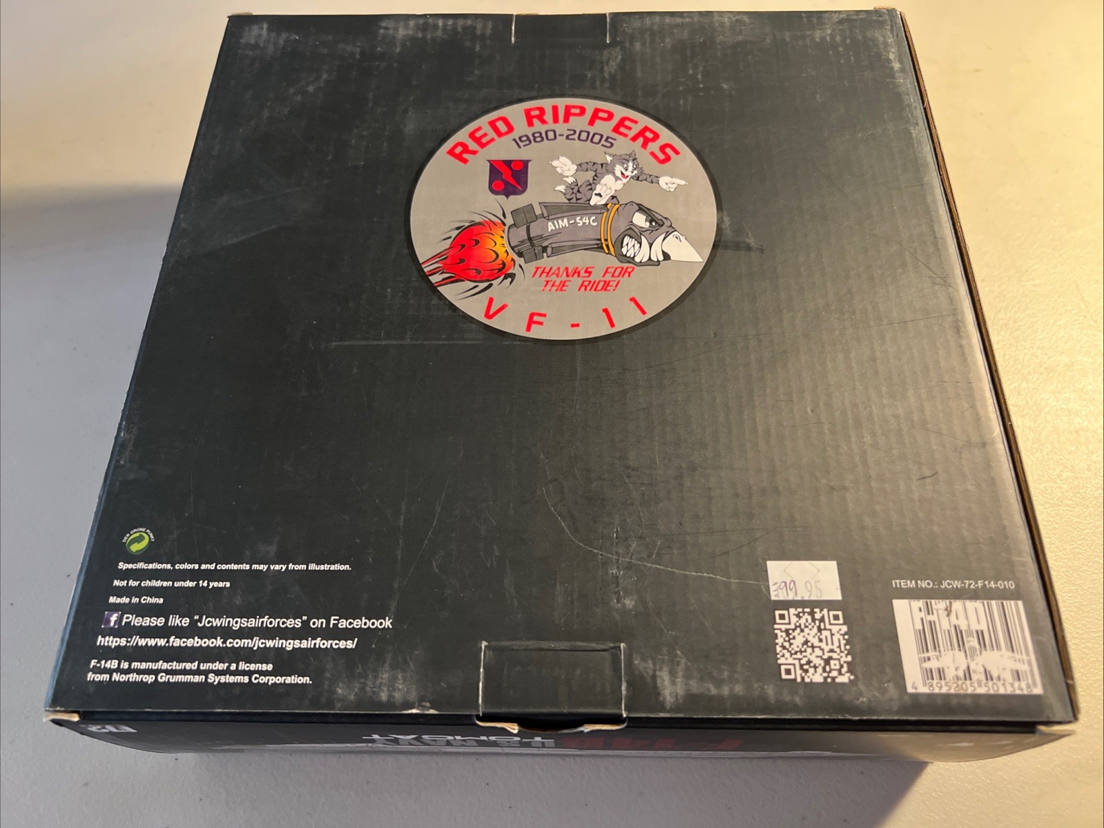 Box, Small Parts Only – F-14B TOMCAT – U.S. Navy – 1:72 JC Wings