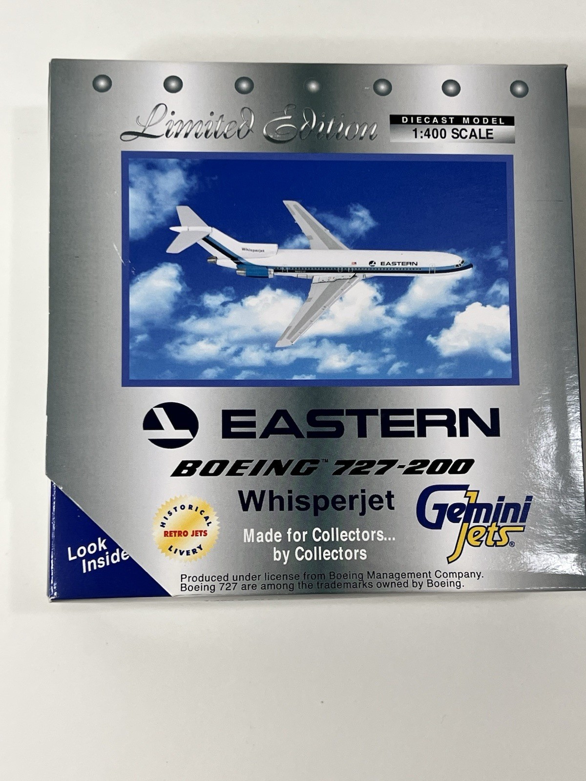 Eastern Airlines Gemini Jets Boeing 727-200 Commercial Airliner N8825E Whisperje