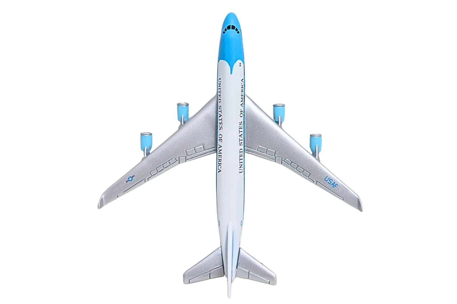 AIR FORCE ONE United States of America Die Cast Metal Plane DARON RT5734 B 747