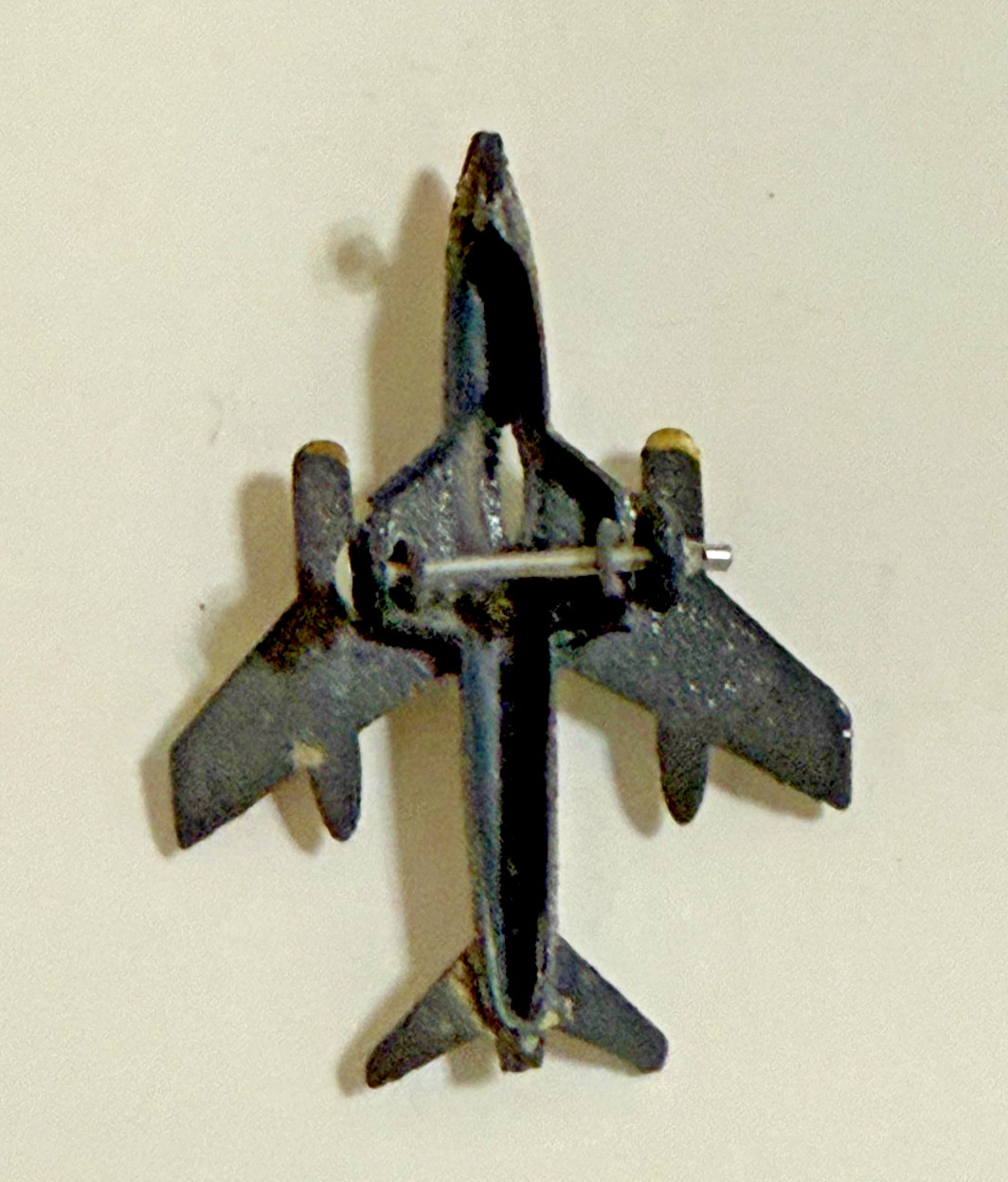 Vintage USAF Fighter Jet Metal Toy Plane United States Air Force