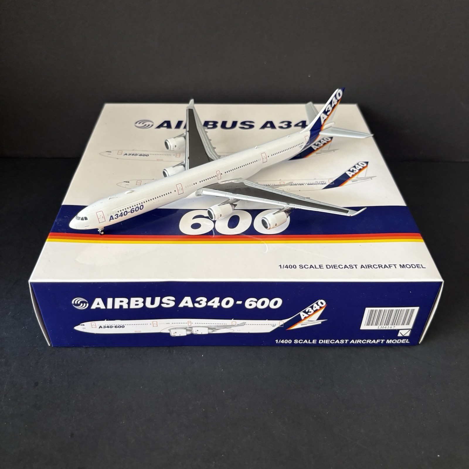 JC Wings 1:400 Airbus A340-600 House Colors F-WWCC LH4AIR167 Scale Model Diecast