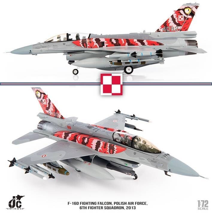 F-16D Fighting Falcon, Polish Air Force 6th FS, NATO, JC Wings JCW-72-F16-017