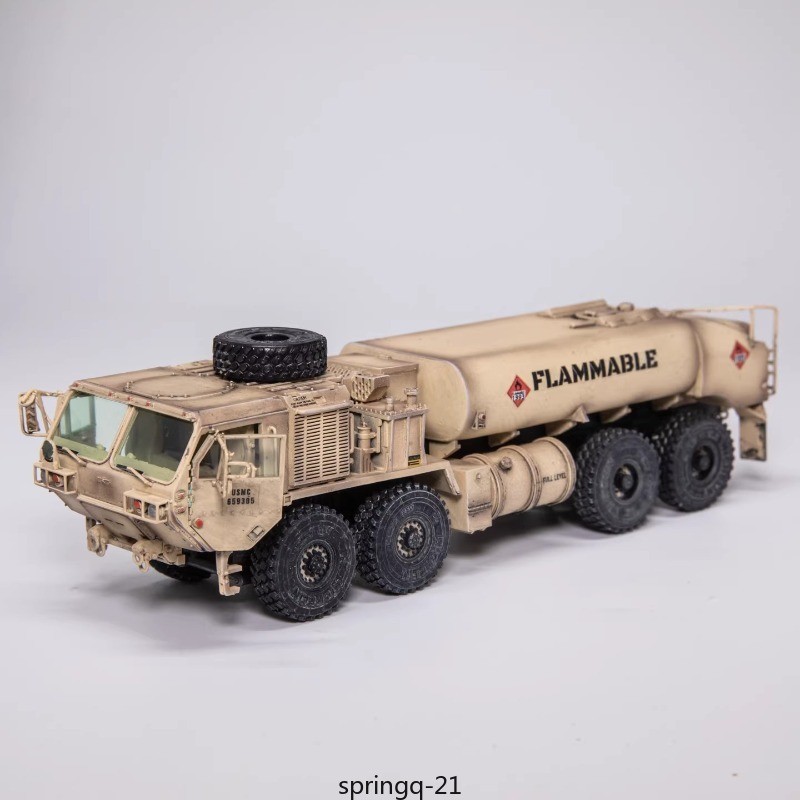 1/72 M978 Oil Tank Truck U.S. Army HEMTT A4 Tanker Truck Finished Model Toy Gift