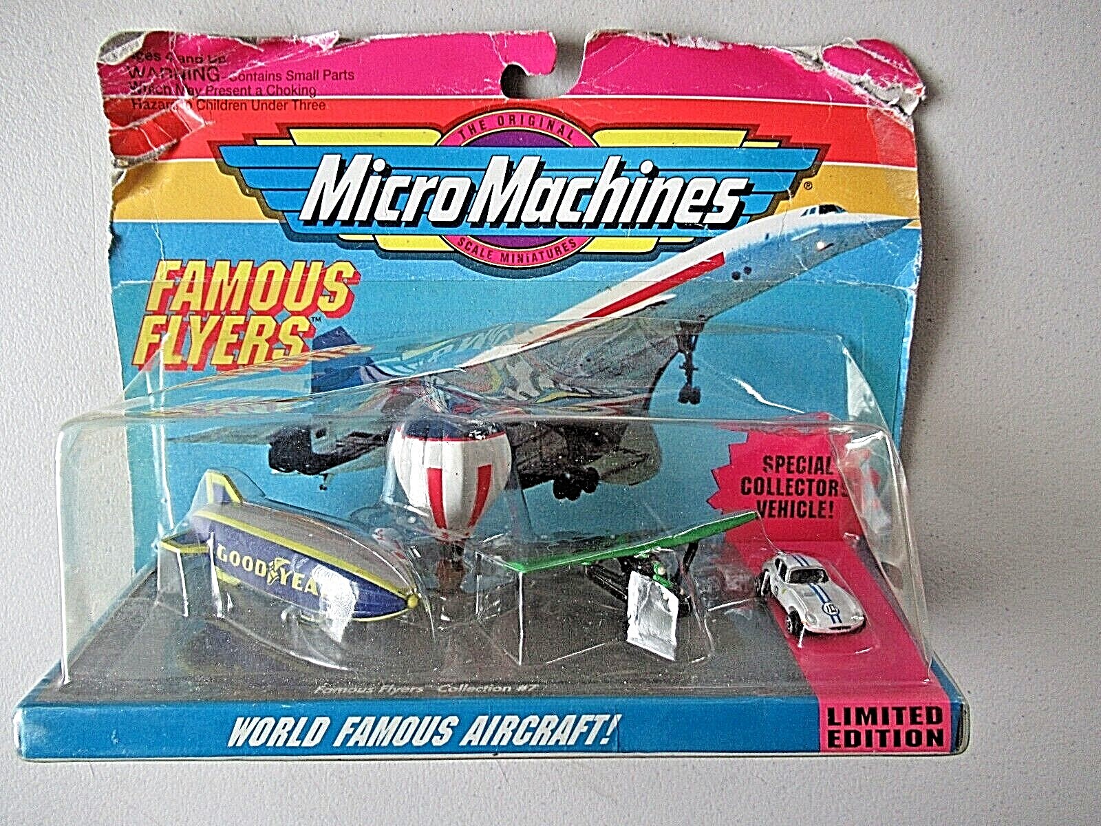 1992 Micro Machines World Famous Aircraft Famous Flyers #7 Galoob Blimp
