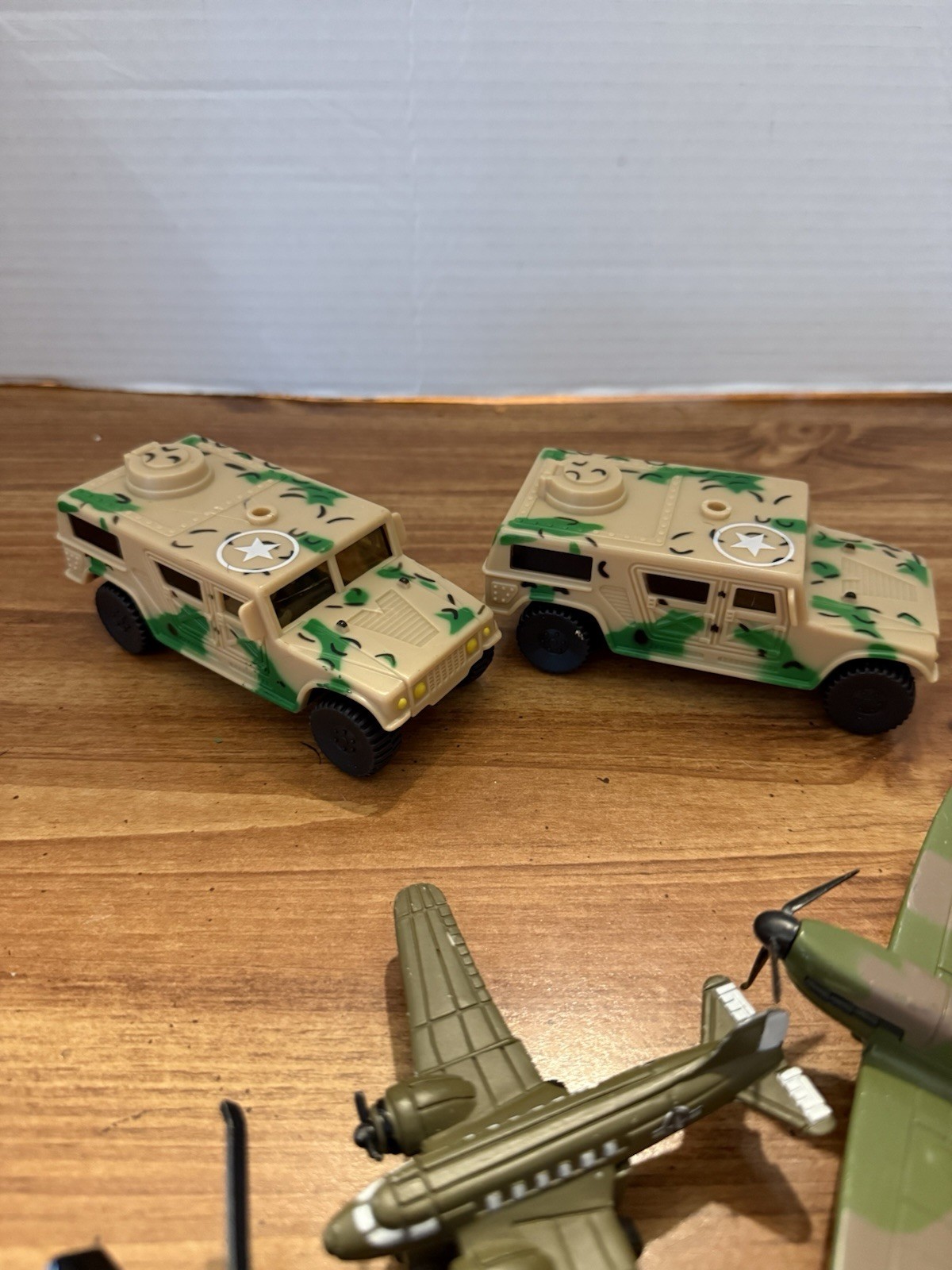 Lot Of 6 Military Miniature Vehicles Metal And Plastic