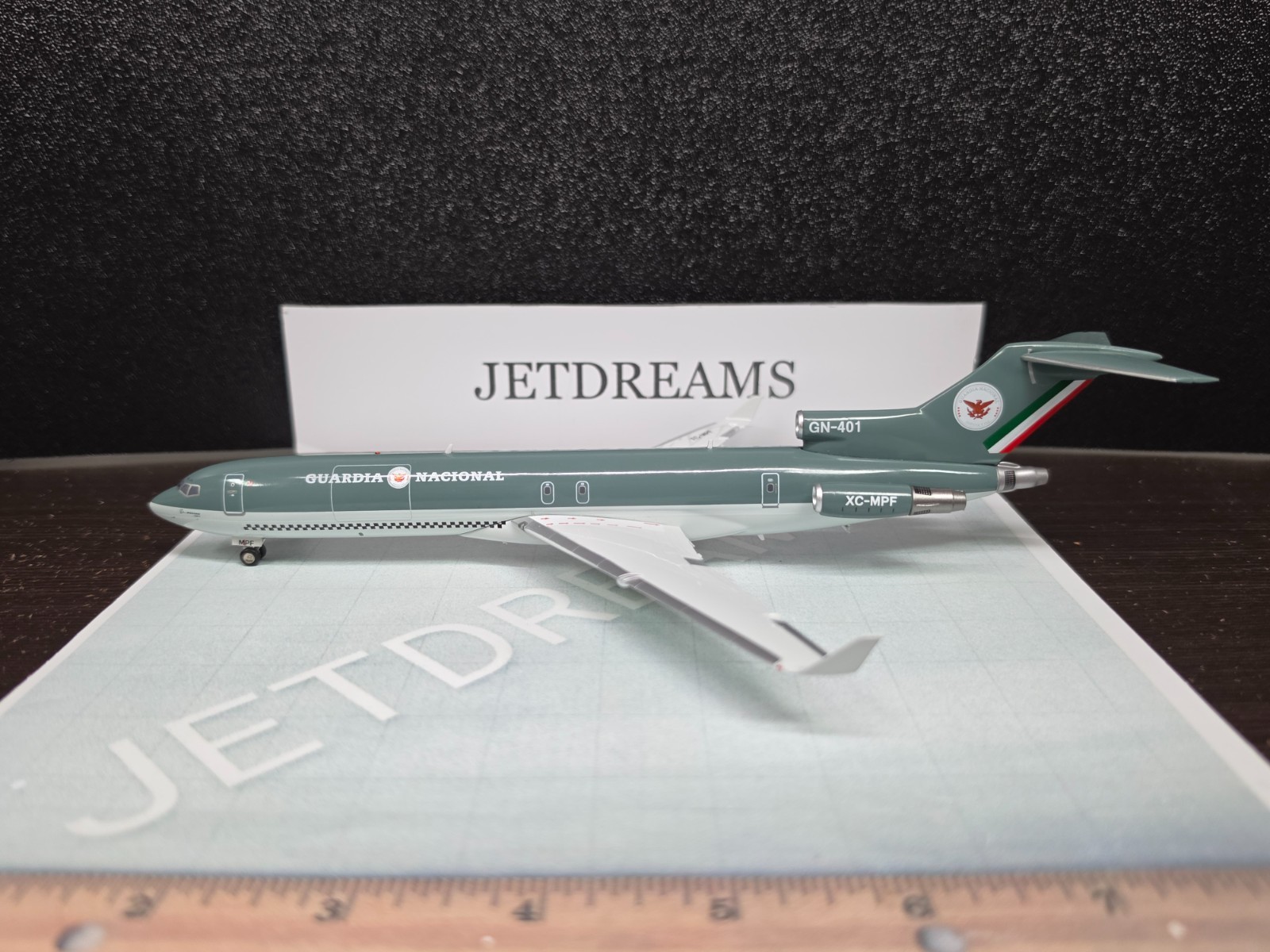 1/200 GUARDIA NACIONAL MEXICO BOEING 727-200WL 2020’S COLORS XC-MPF INFLIGHT 200