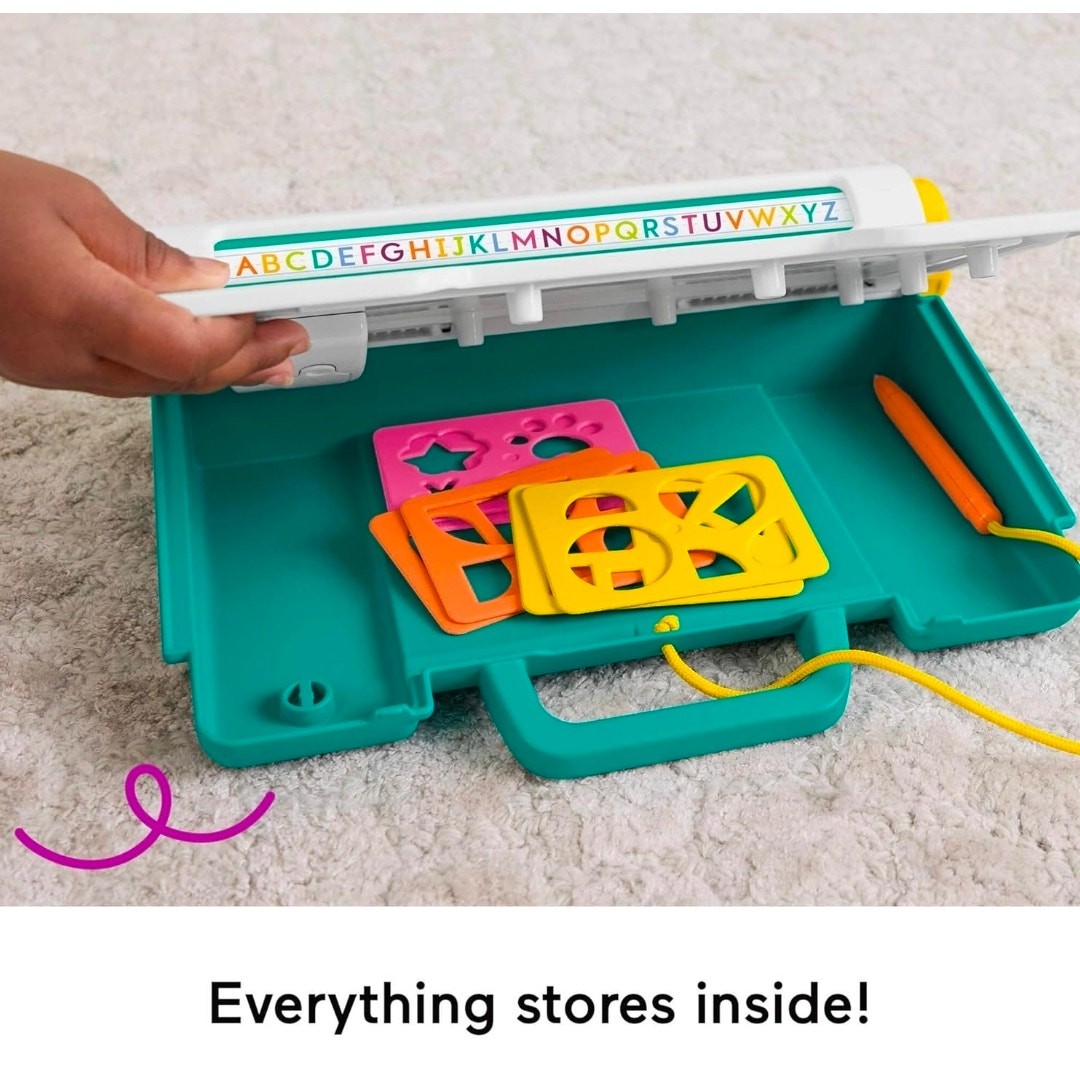 Fisher-Price Learn & Doodle Desk Mess-Free Writing & Drawing Tablet, Ages 3+