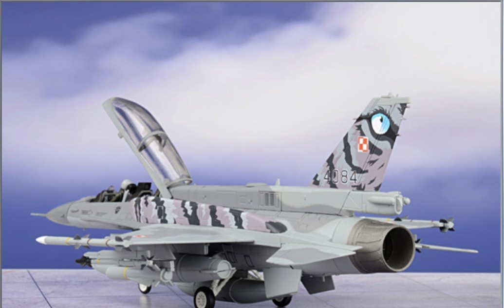 Hobby Master HA3835 Lockheed F-16D Polish Air Force NATO Tiger Meet 2014, 1:72
