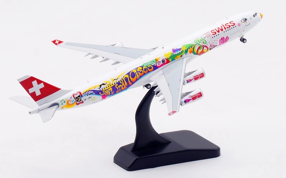 Swiss (San Francisco Livery) / Airbus A340-300 / HB-JMJ / AV4319 / 1:400 *LAST*