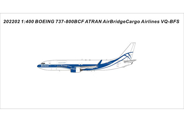 PM202202 Panda Models 737-800 1/400 Model VQ-BFS Atran