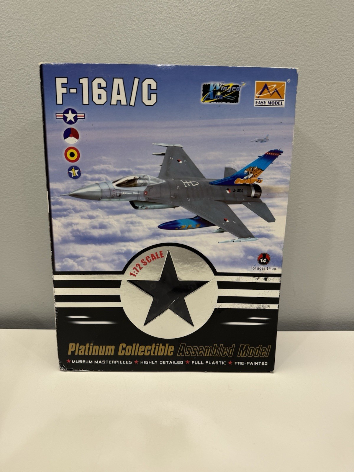 Easy Model F-16 A/C 187th FW 88-0399-AL Die Cast Aircraft NIP