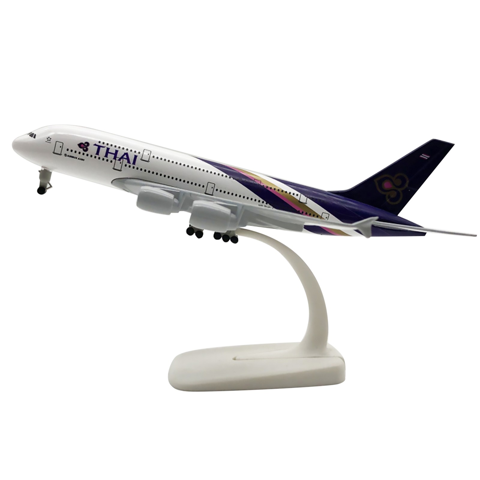 1/400 Scale 20cm Aircraft Thai Airways A380 Alloy Plane Model,Plane Souvenir