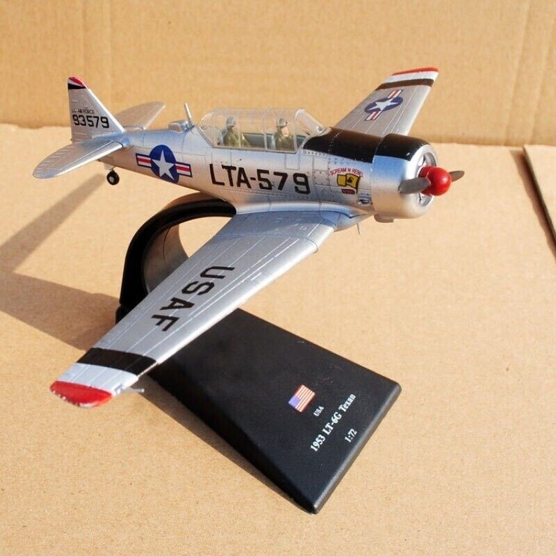 1:72 USAF LT-6G Texan Trainer Aircraft Model Diecast Military Collection Toy
