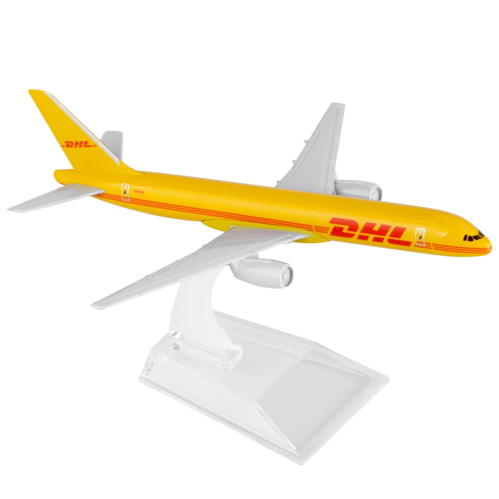 1/400 16cm DHL B757 Cargo Transportation Airplane Model Diecast Plane Display H
