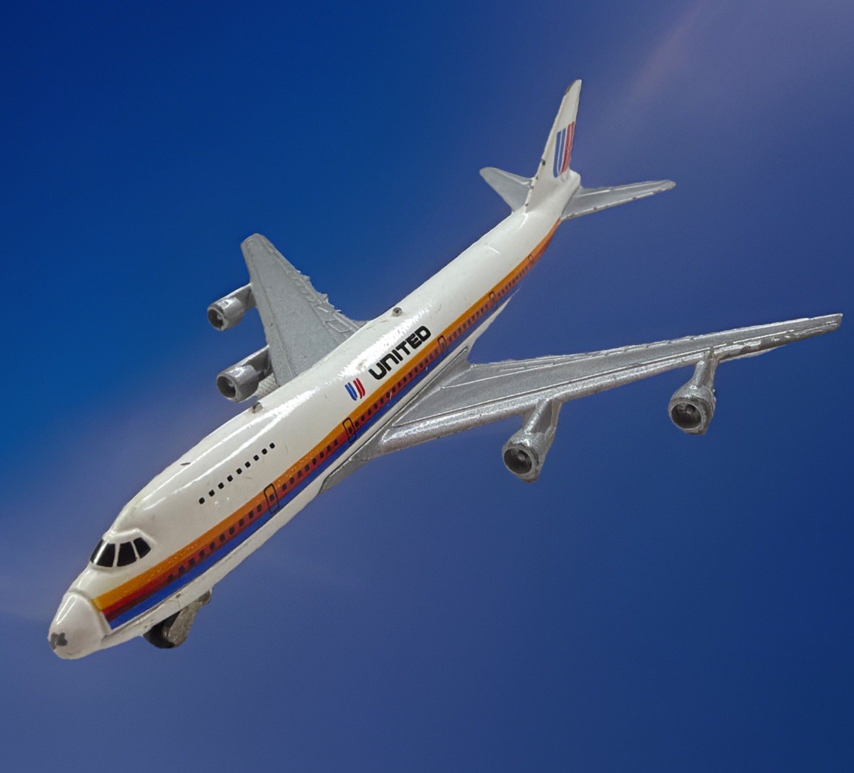 ERTL Diecast Plane Airplane United Airlines Passenger Jets Vintage 6”