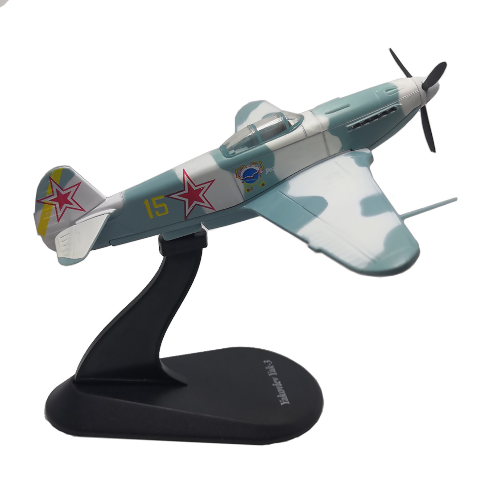 1/72 WWII Soviet Yak-3 Fighter Military Aircraft Model Souvenir Static Display