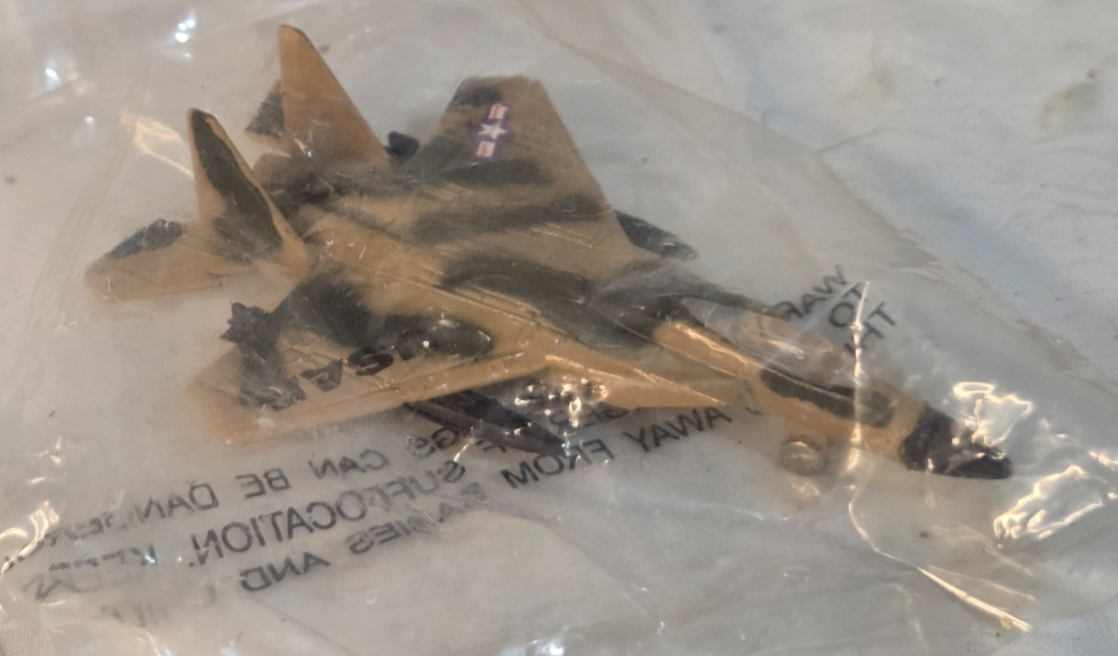 RealToy F-117 Nighthawk Diecast Mititary Jet Black NIB A157