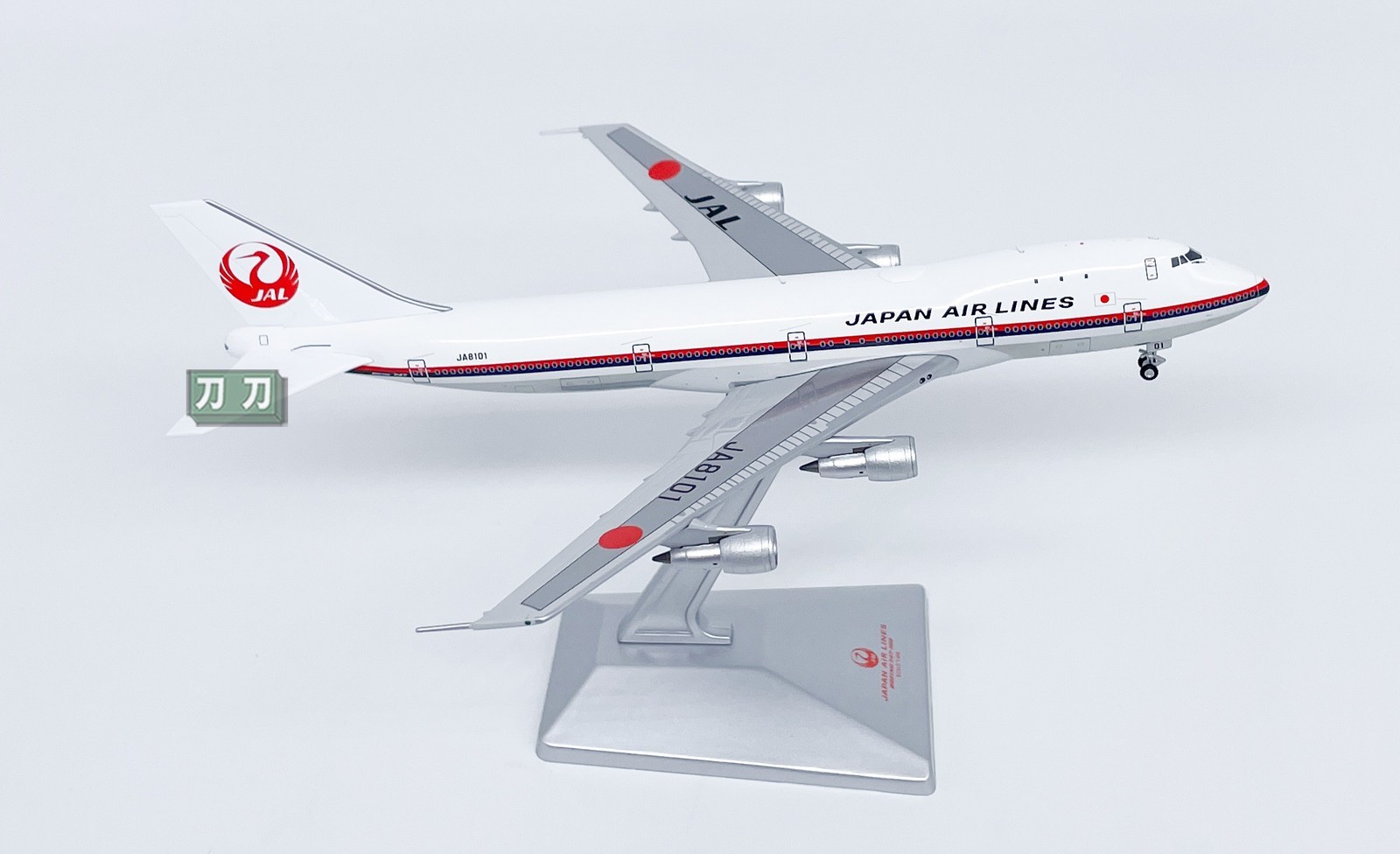 HX Models1/400 JAPAN AIRLINES BOEING 747-100 Passenger Airplane Diecast Model