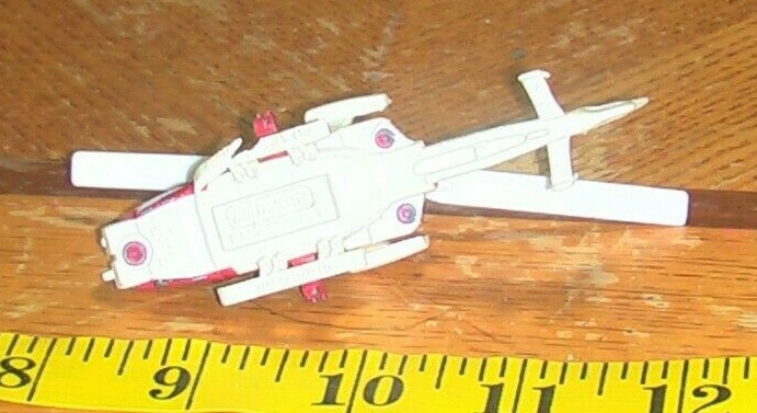 VINTAGE 1985 Matchbox Die Cast Mission Helicopter 1:80 Sheriff Air 1