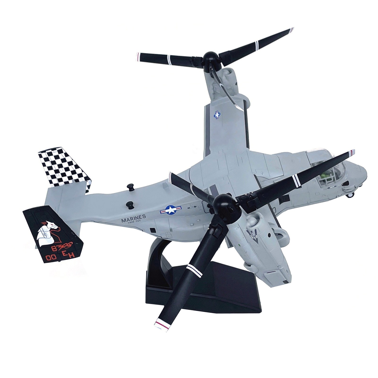 For Boeing Bell V-22 Osprey Tiltrotor Helicopter Model 1/72 Scale Alloy 24cm
