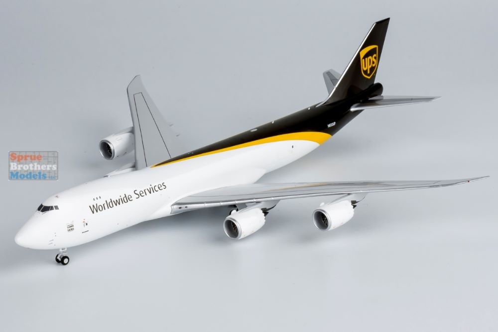 NGM78025 1:400 NG Model UPS B747-8F Reg #N633UP (pre-painted/pre-built)