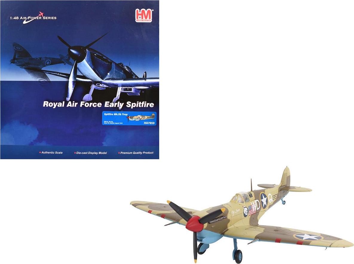 Supermarine Spitfire Mk.Vb Trop Fighter Aircraft ER570 4th Fighter Squadron 52nd