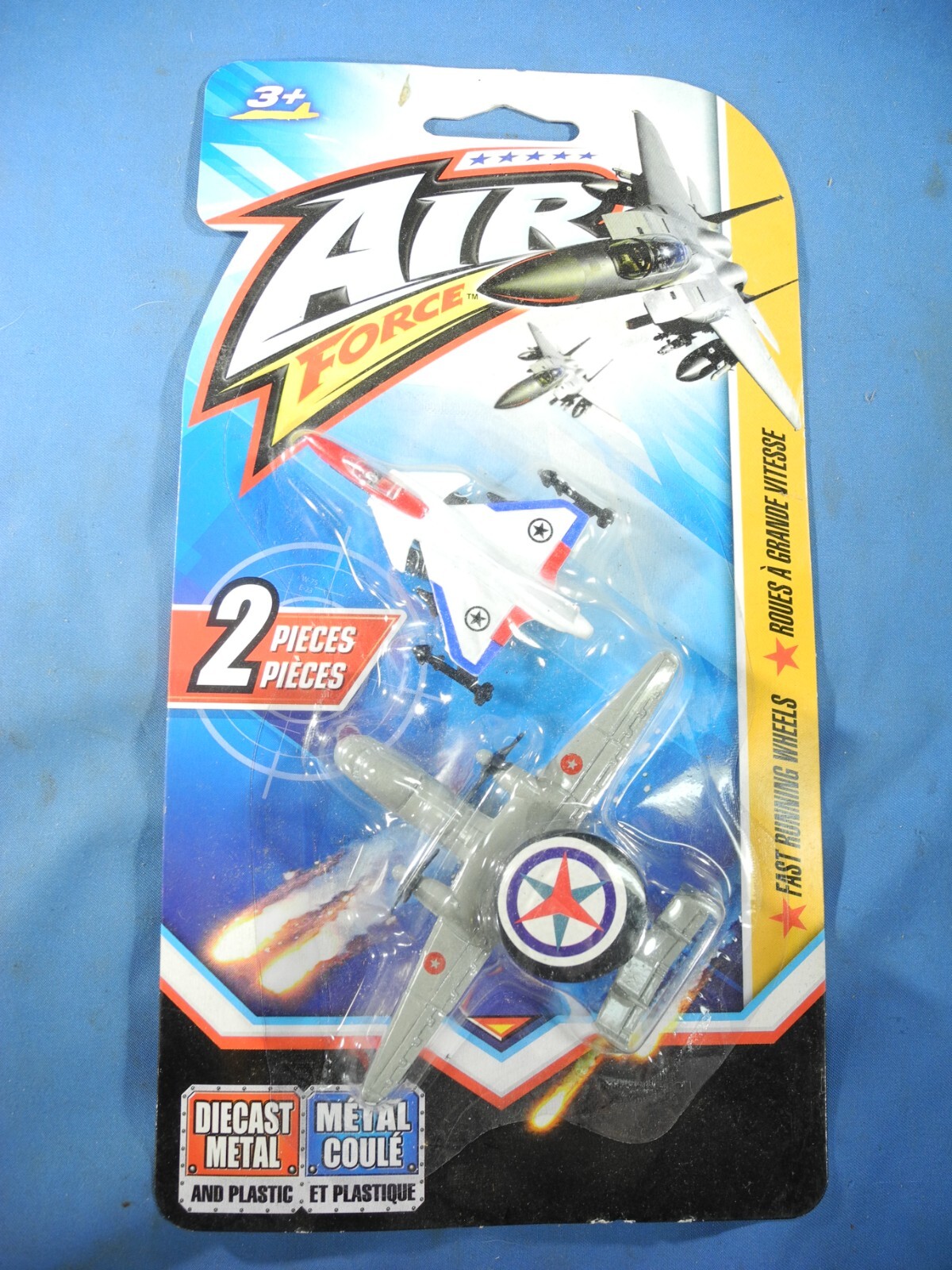 Air Force Diecast Metal & Plastic 2 Piece Jets Toys ~New In Package
