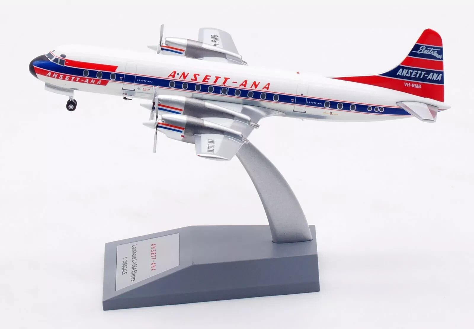 InFlight 200 1:200 Ansett – ANA Lockheed L-188A Electra VH-RMB Diecast Model
