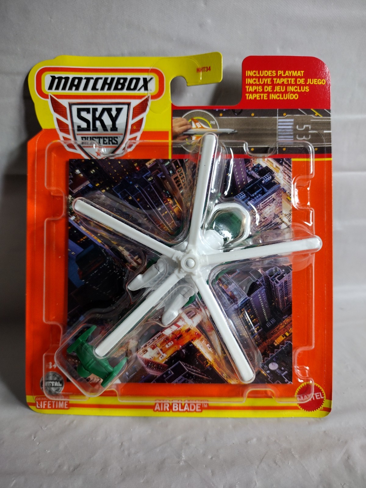 Matchbox Skybusters 2023 Air Blade Helicopter 18/32 Green