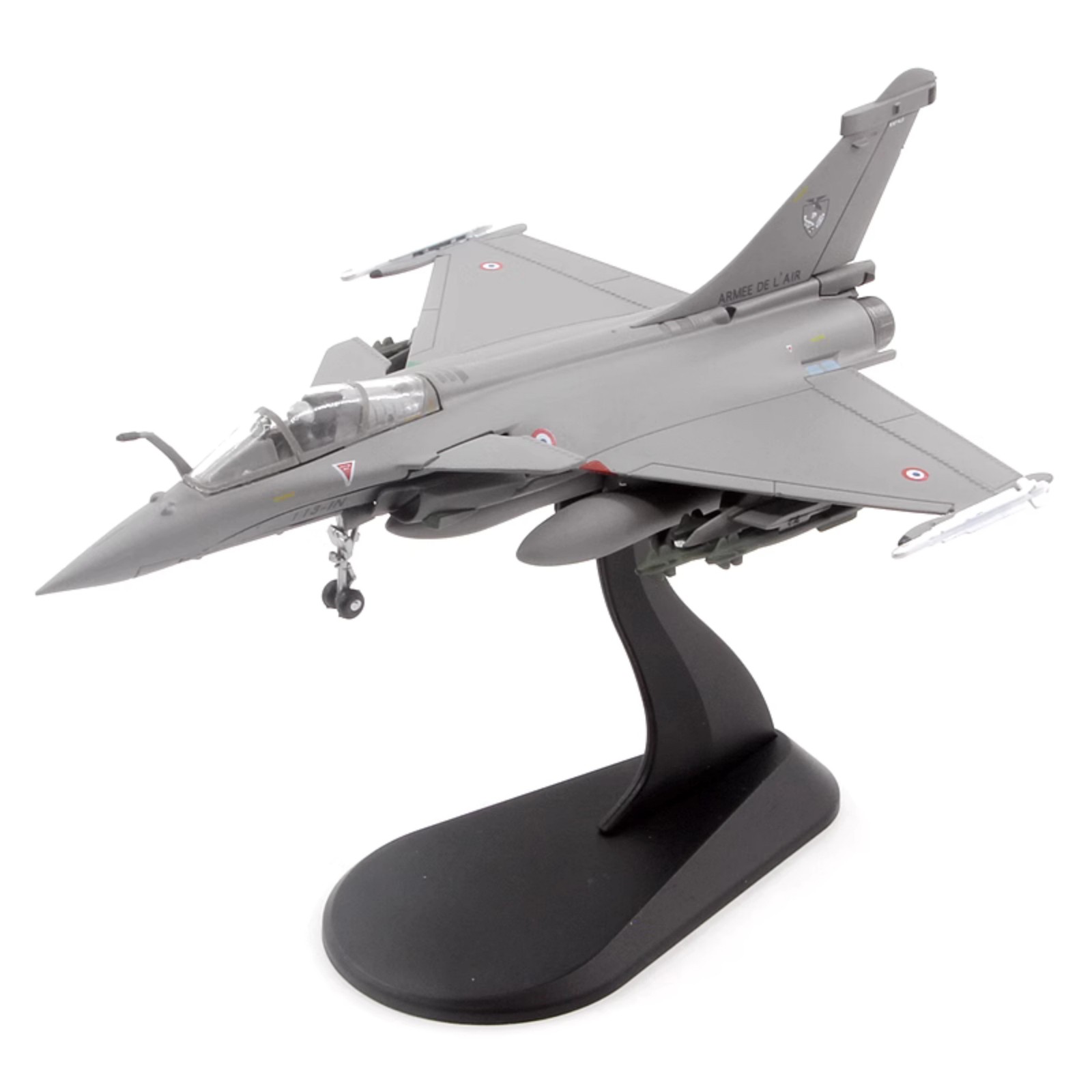 1/100 Diecast Alloy French Air Force Rafale C Libya War Fighter Model Souvenir