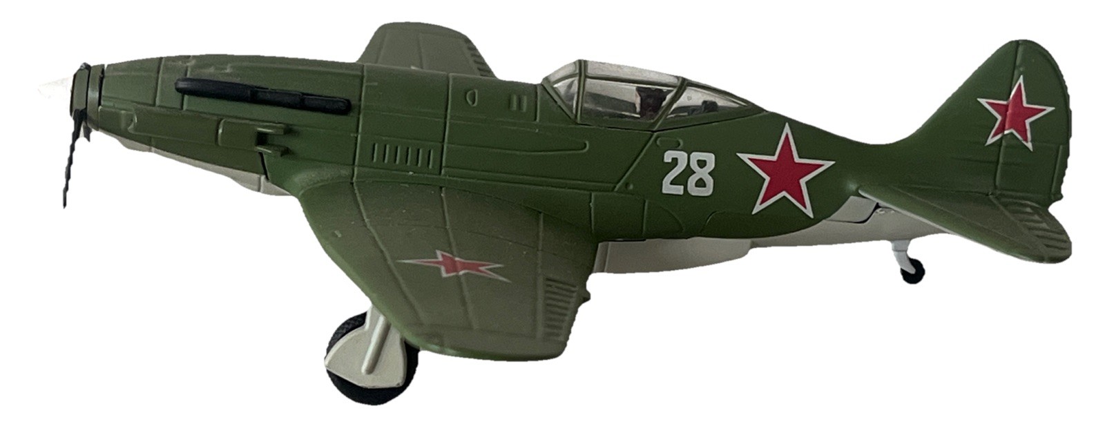 Mig-3 World War II Series Diecast Plane 1/48 Unboxed Air Signature Repair needed