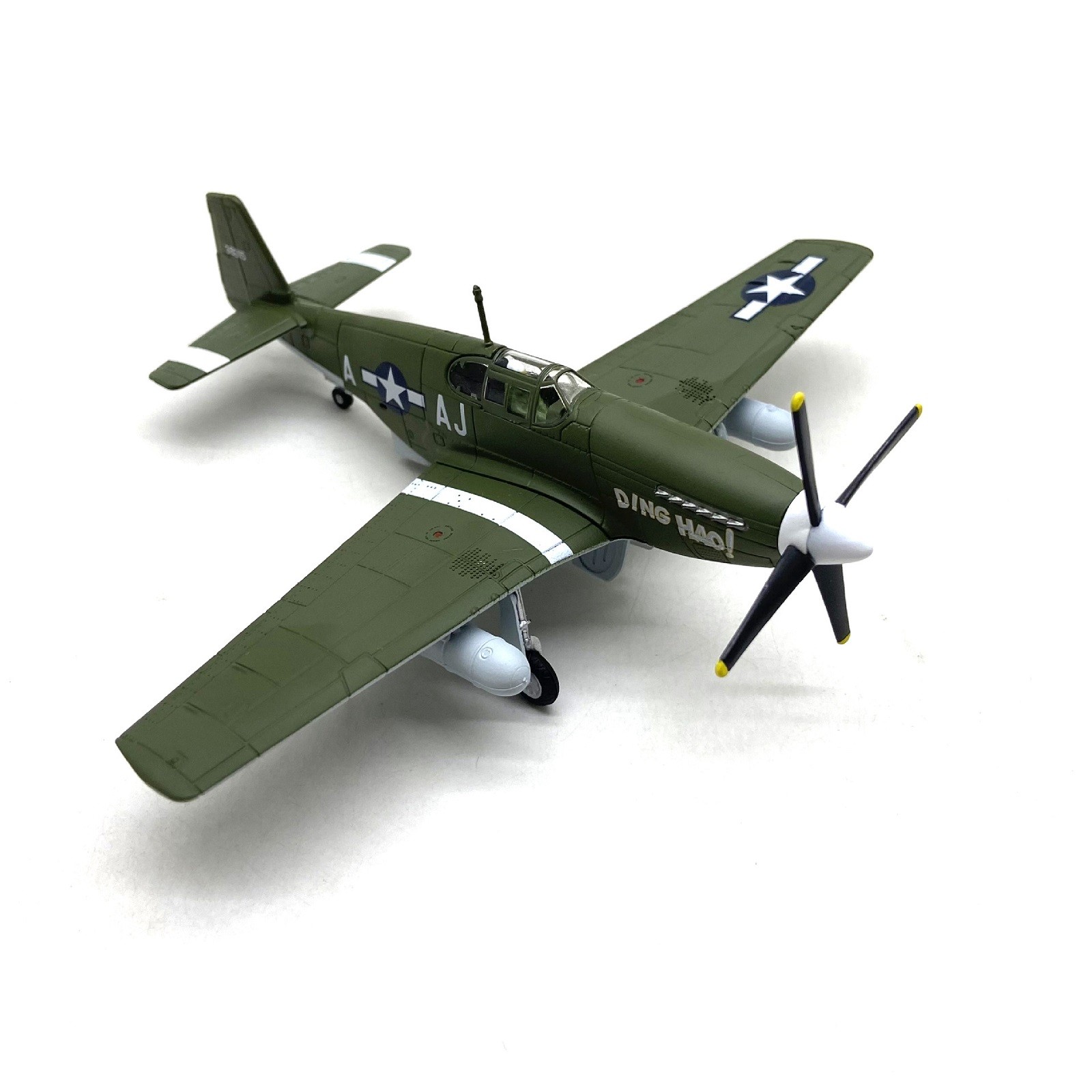 1:72 Military WW2 P-51B Mustang Fighter Alloy Aircraft Model Plane Ornaments B