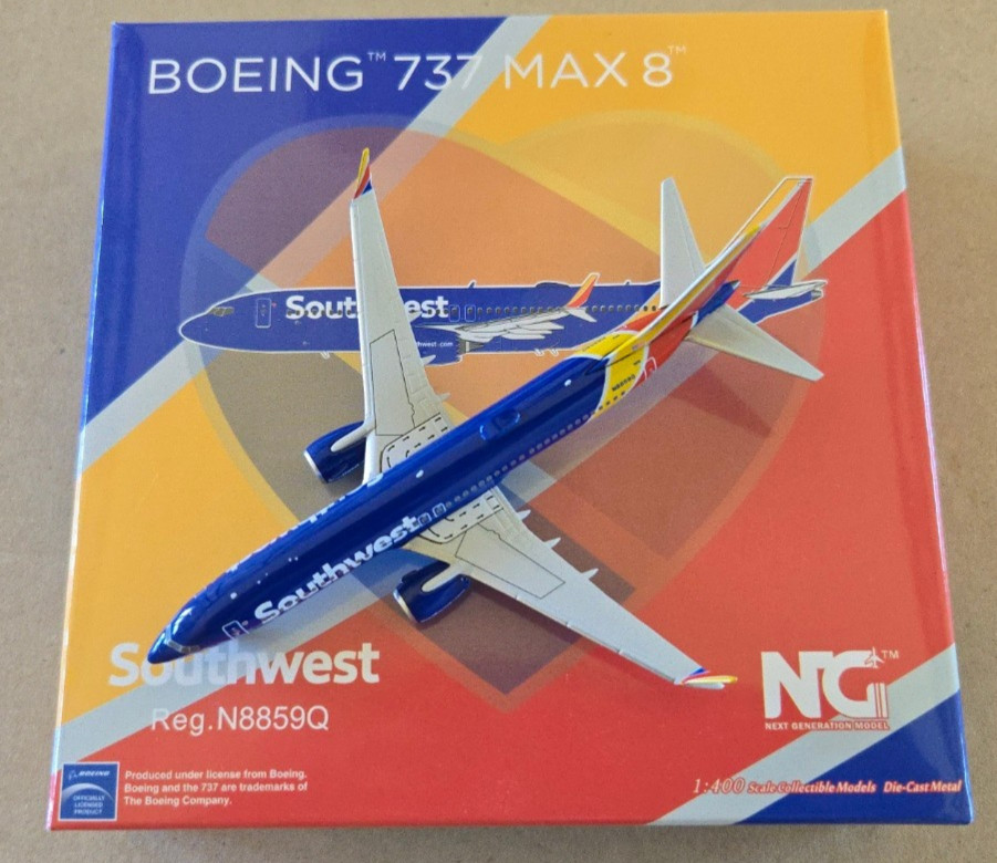 1:400 NG Models Boeing 737 MAX 8 / 737-8 MAX Southwest Airlines N8859Q