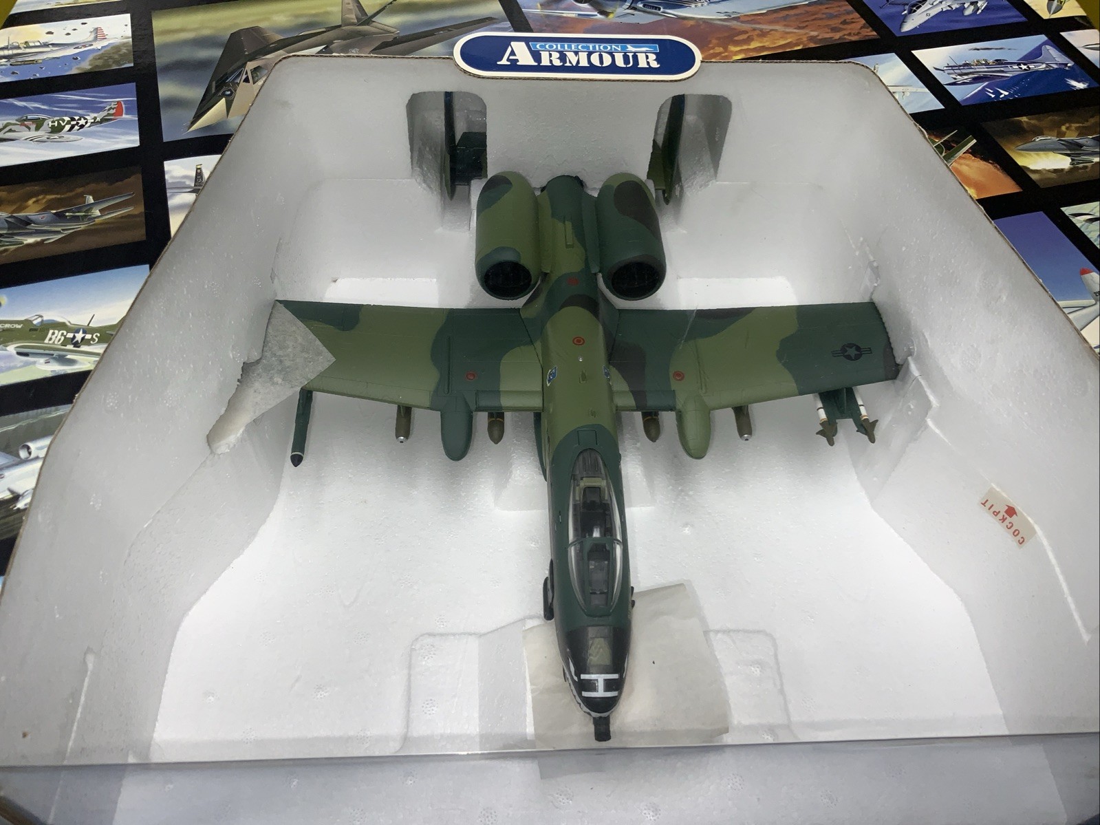 Franklin Mint Armour Collection A10 WARTHOG USAF AIR FORCE B11 B921