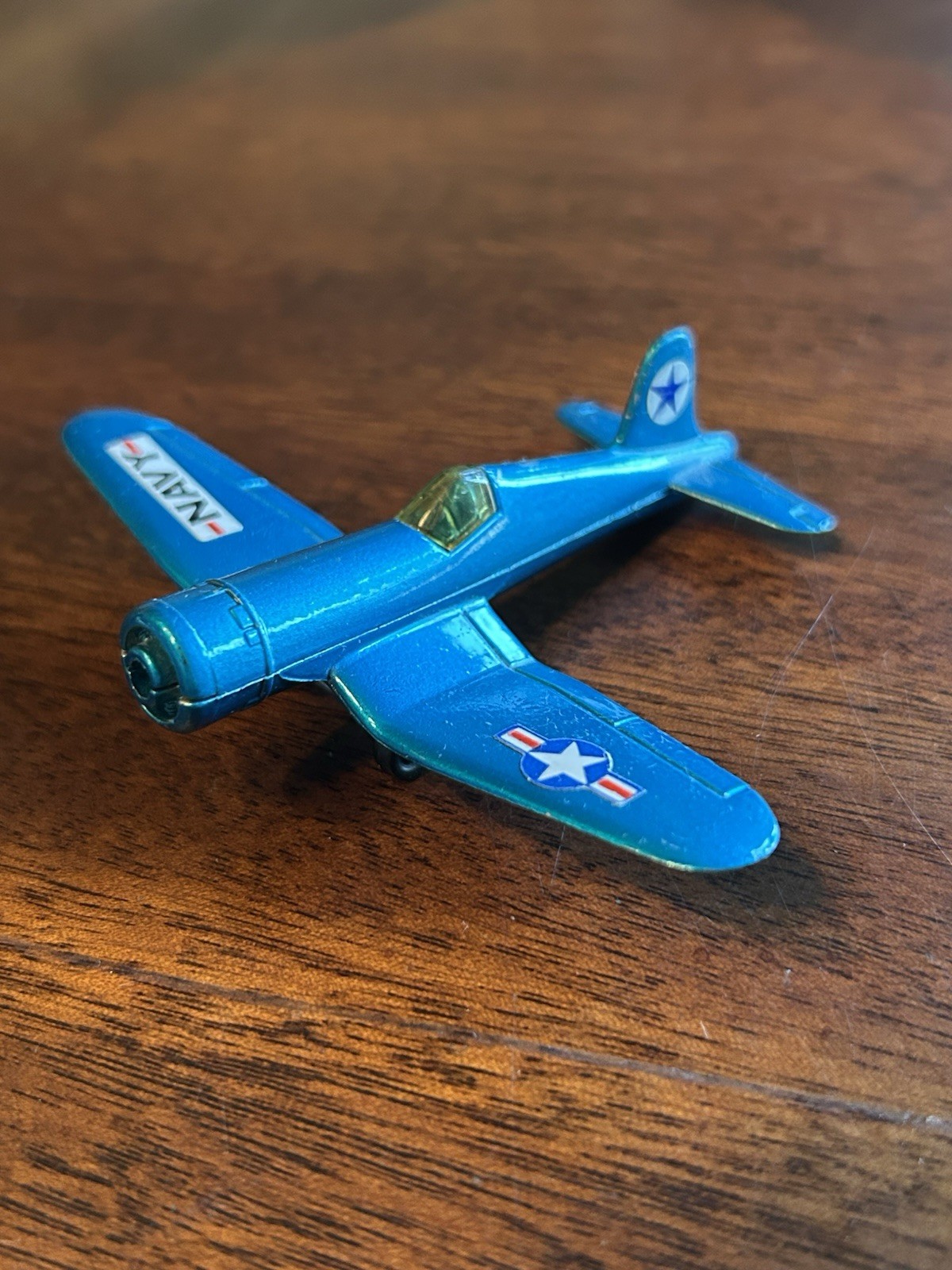 Vtg. 1973 Used Matchbox Corsair F4U-5N Diecast Toy Military Aircraft COLLECTOR