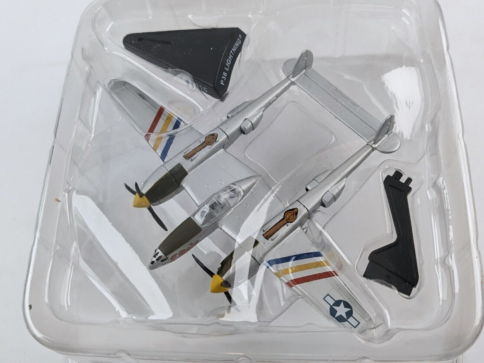 Model Power Postage Stamp Planes 1:115 P-38 Lightning WWII USAF Fighter 5362-1