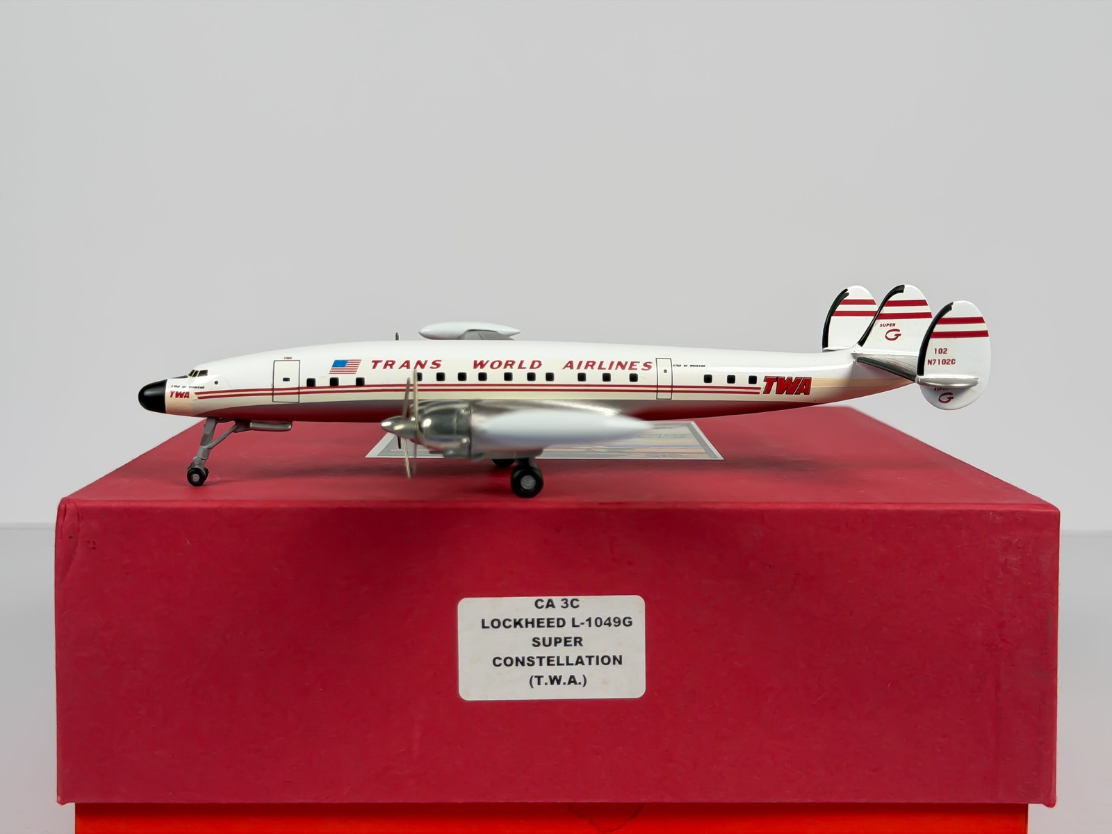 Trans World Airlines (TWA) Lockheed L-1049 1:200 Western Models N7102C (CA-3C)