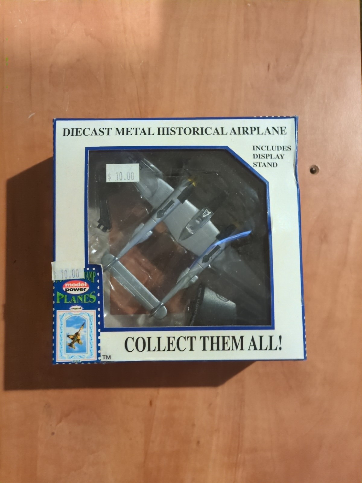 Postage Stamp Planes P-38 Lightning Diecast w/Stand No. 5362 Model Aircraft New