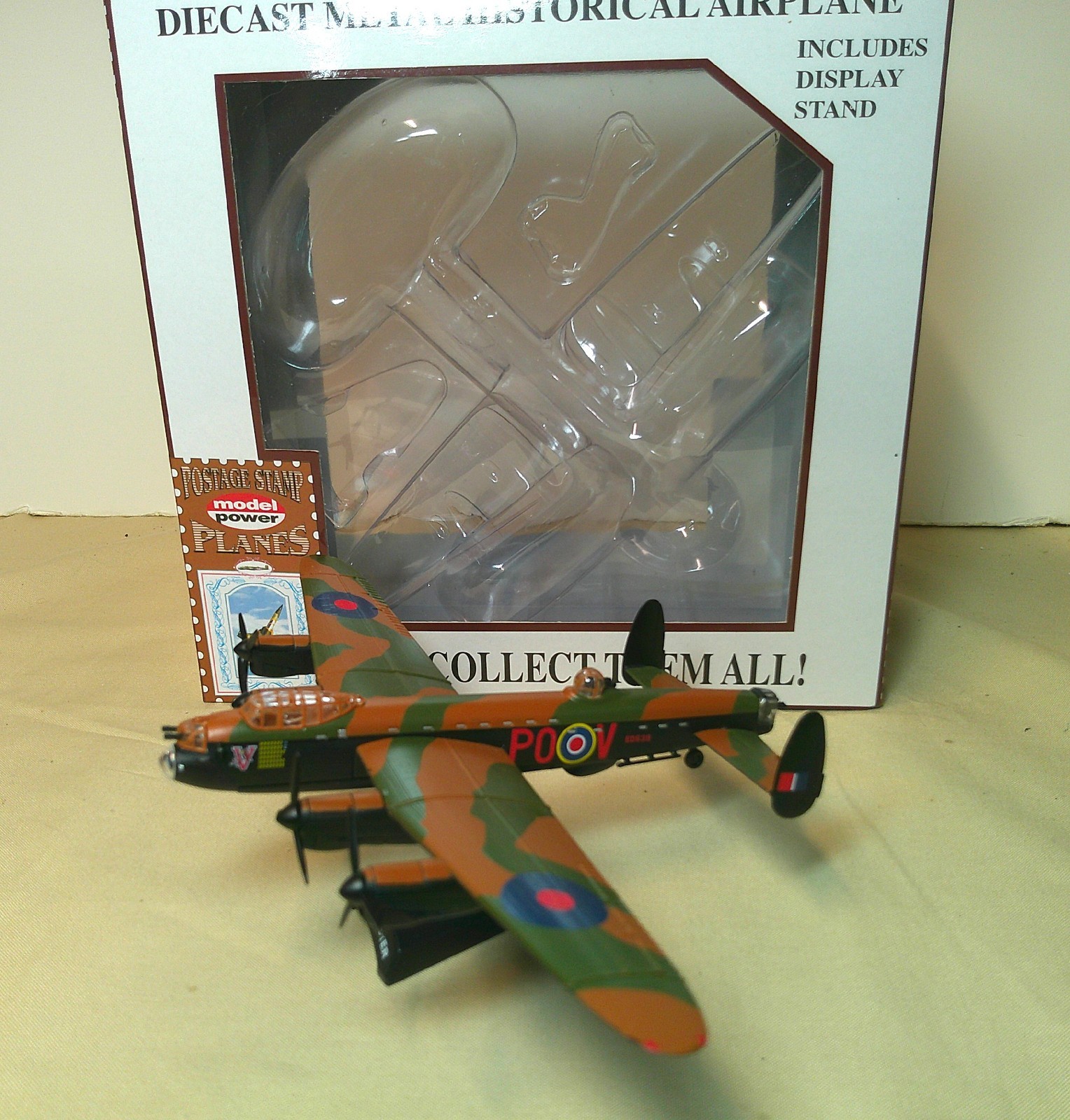 Model Power Postage Stamp Plane Series H 5333 Avro Lancaster WWII Bomber Britian
