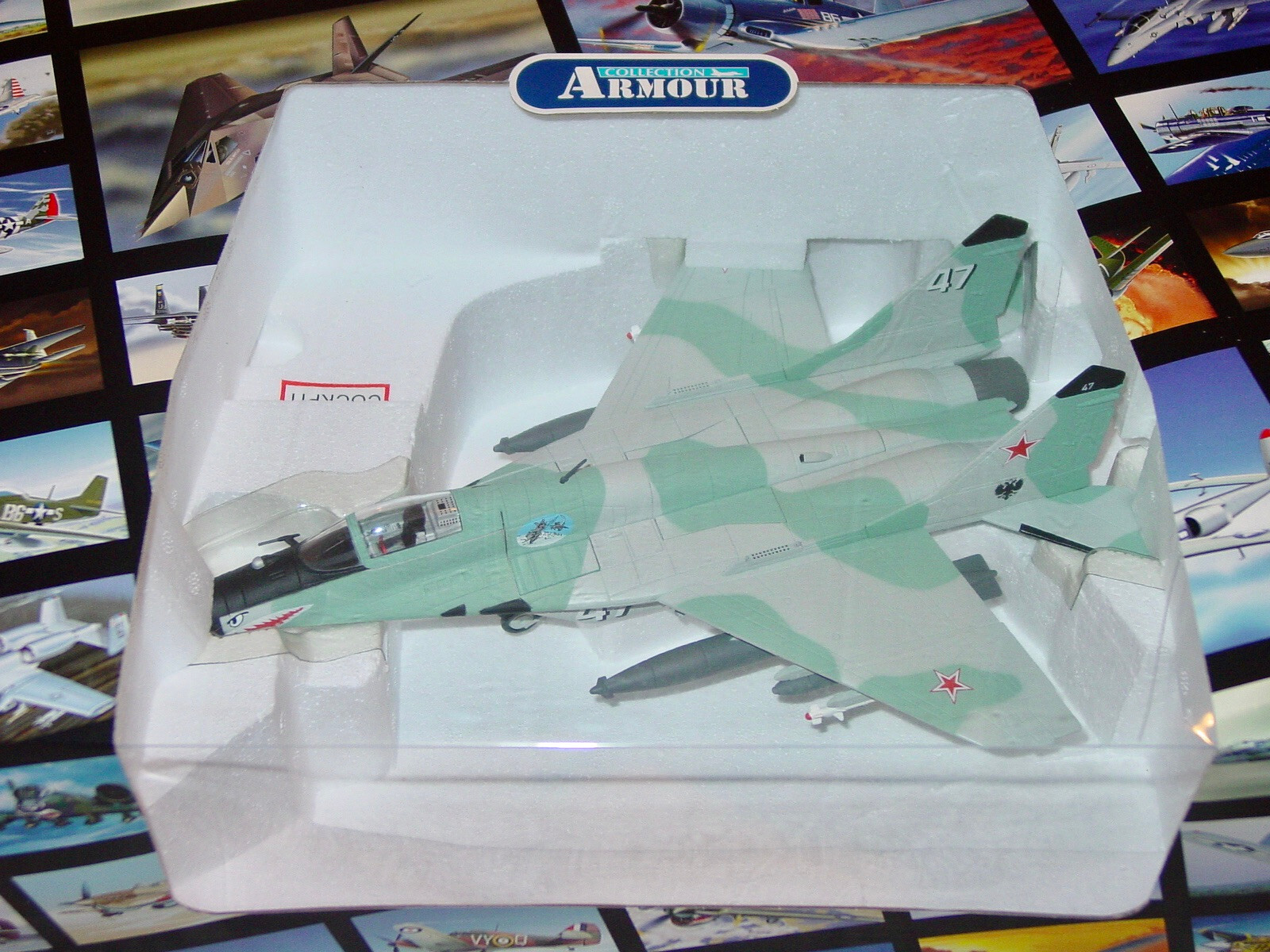 Franklin Mint Armour diecast B11B607 MiG-29 Soviet Air Force “Moskva” 1:48 scale