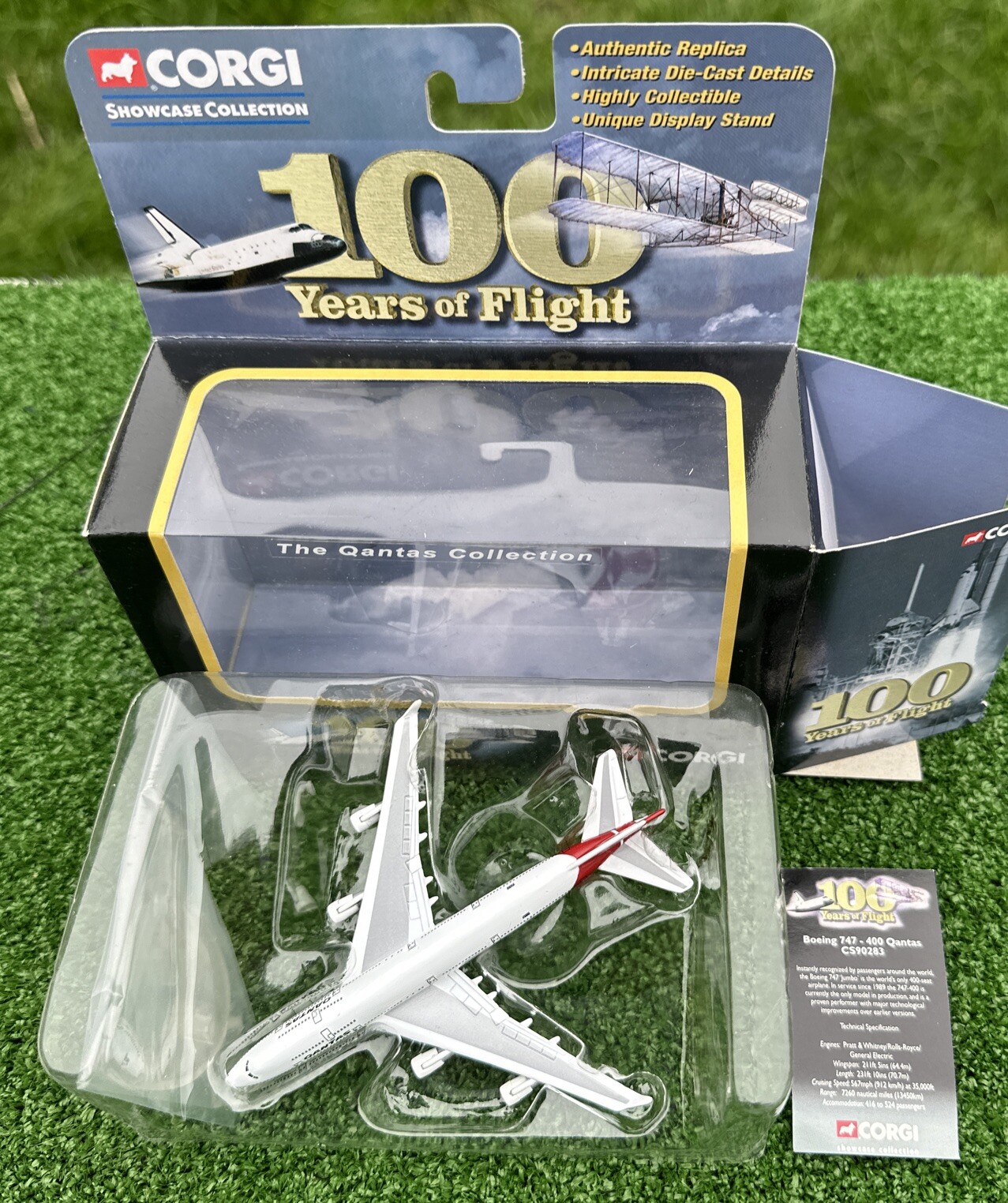 Corgi 100 Years Flight The Qantas Collection Qantas Boeing 747-400 – CS90283